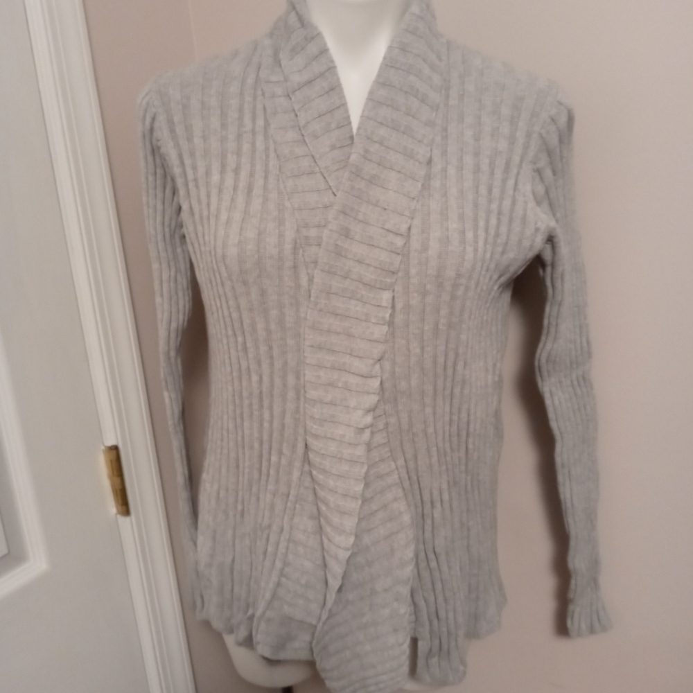Express gray sweater cardigan